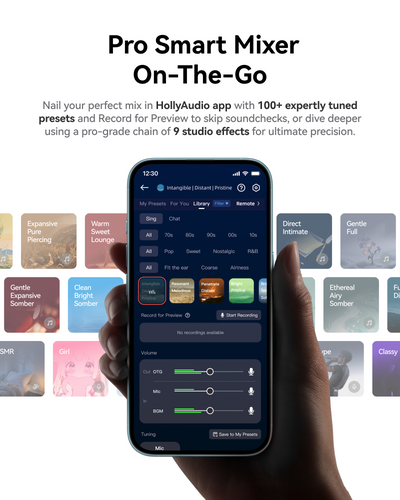 Hollyland MELO P1 Ultimate Combo HollyAudio app