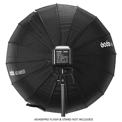 GODOX 65CM PARABOLIC SOFTBOX WITH GRID FOR AD400PRO (SILVER) AD-S65S image 3