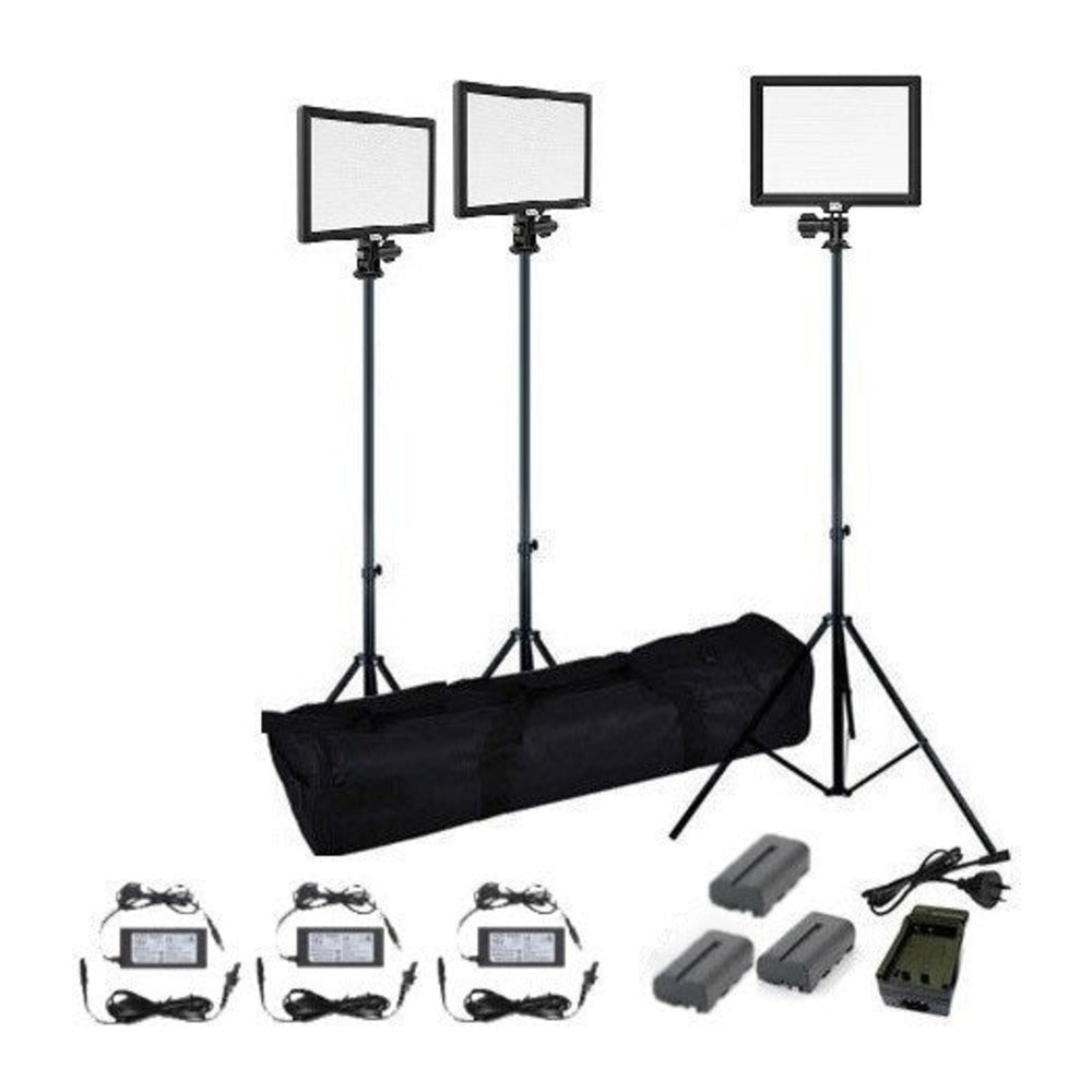 Pixel Video Light 3 x P20 LED Light Kit (With Full Power Options)