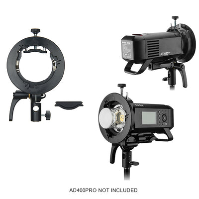 GODOX S2 SPEEDLITE BRACKET FOR V1 ROUND HEAD / RECTANGULAR SPEEDLITE (FITS BOWENS MOUNT ACCESSORIES) image 3