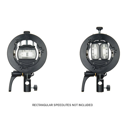 GODOX S2 SPEEDLITE BRACKET FOR V1 ROUND HEAD / RECTANGULAR SPEEDLITE (FITS BOWENS MOUNT ACCESSORIES) image 2