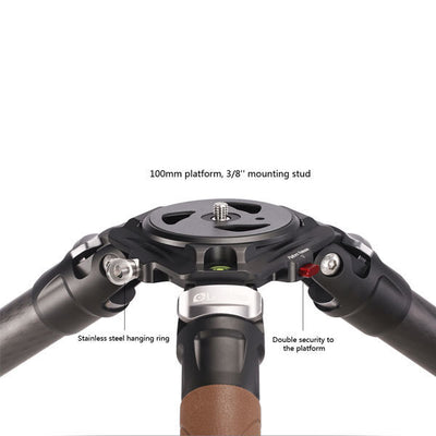 LEOFOTO VIDEO TRIPOD CARBON FIBRE LN-404C (100MM BOWL)