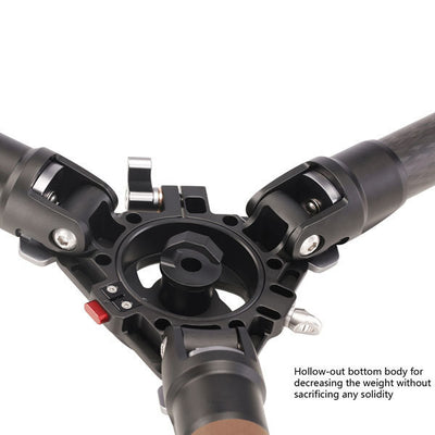 LEOFOTO VIDEO TRIPOD CARBON FIBRE LN-404C (100MM BOWL)