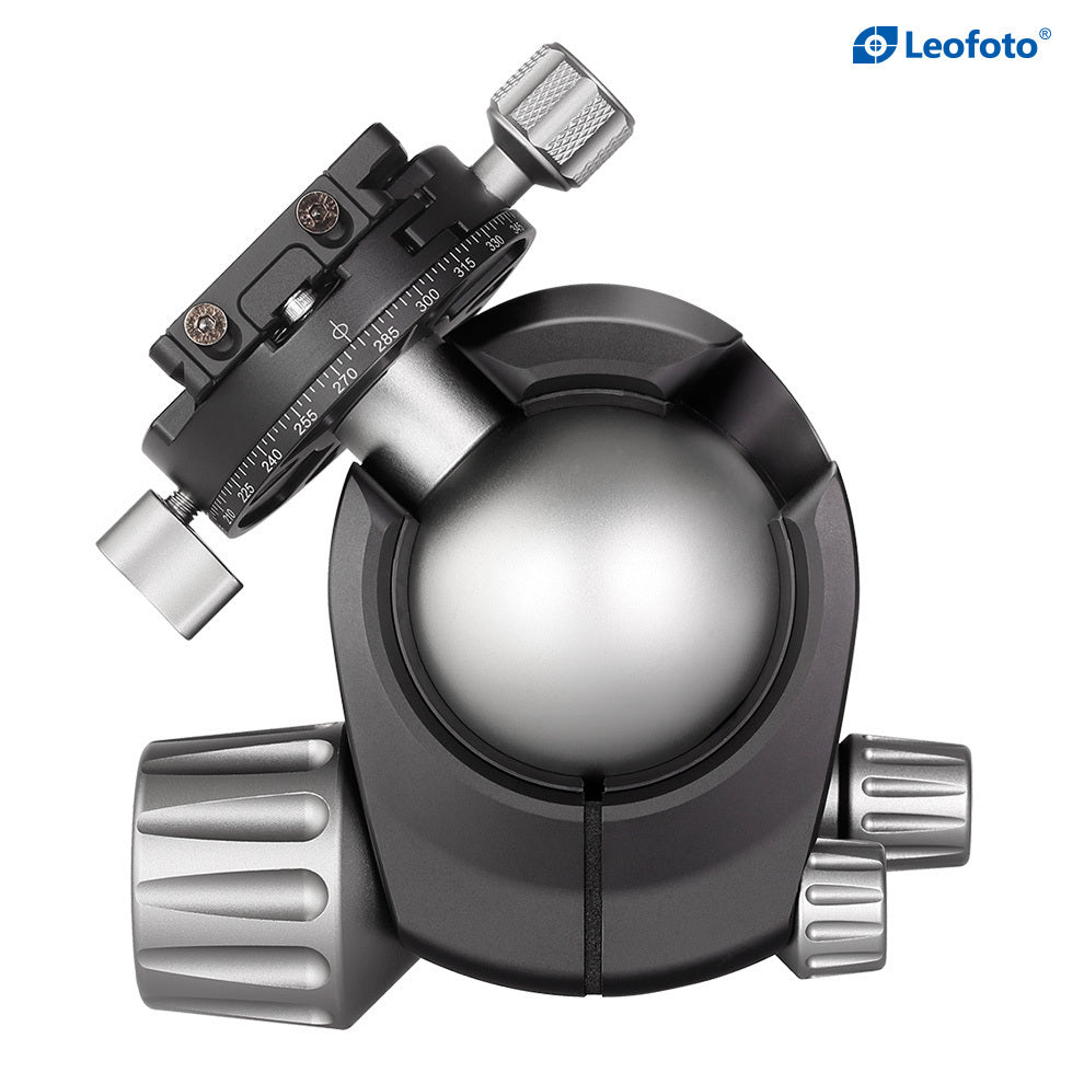 Leofoto Low Profile Ball Head LH-55R (Double-Pan)