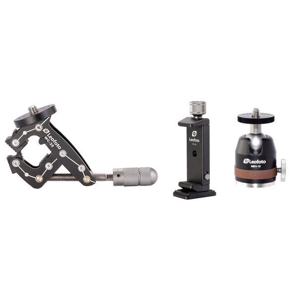 LEOFOTO 3 IN 1 MULTIPURPOSE CLAMP KIT FOR SMARTPHONE