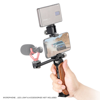 LEOFOTO VC-1 HANDHELD WITH 106MM LONG RAIL FOR SMARTPHONE