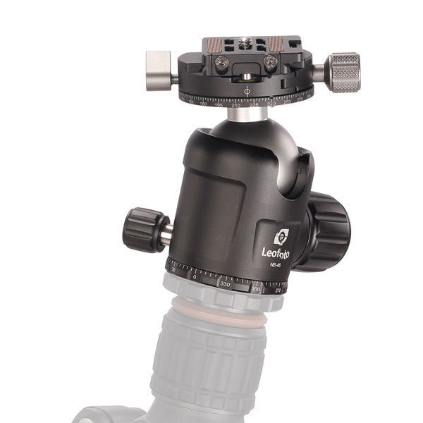 LEOFOTO PRO BALL HEAD WITH PANNING CLAMP NB-46 (DOUBLE-ACTION)