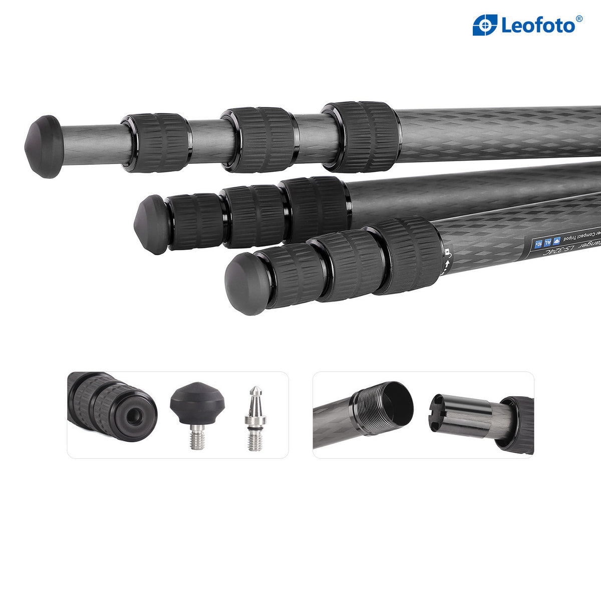 Leofoto Ranger Video Tripod Kit LS-324CEX+BV-10 Fluid Head