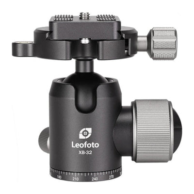 LEOFOTO XB-32 PRO BALL HEAD WITH SCREW KNOB CLAMP & BPL-50 PLATE (MAX LOAD 15KG)