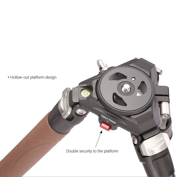 LEOFOTO VIDEO TRIPOD CARBON FIBRE LN-364C (75MM BOWL)