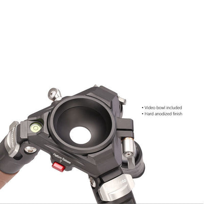 LEOFOTO VIDEO TRIPOD CARBON FIBRE LN-364C (75MM BOWL)