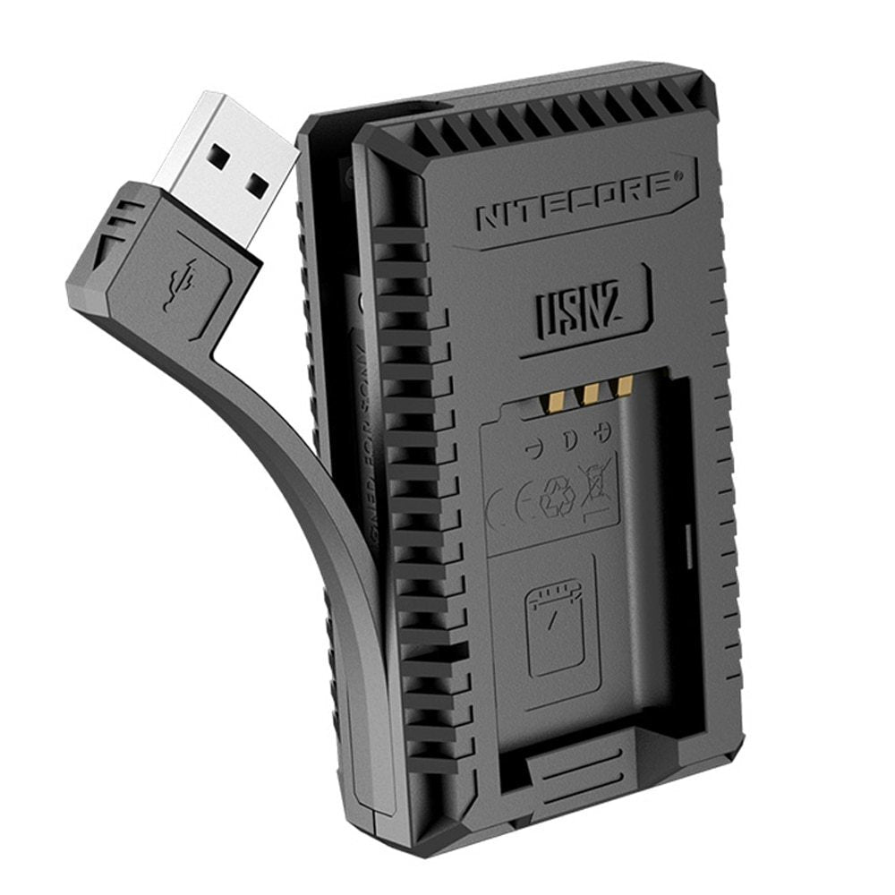Nitecore USN2 USB Dual Slot Charger for SONY NP-BX1 Battery