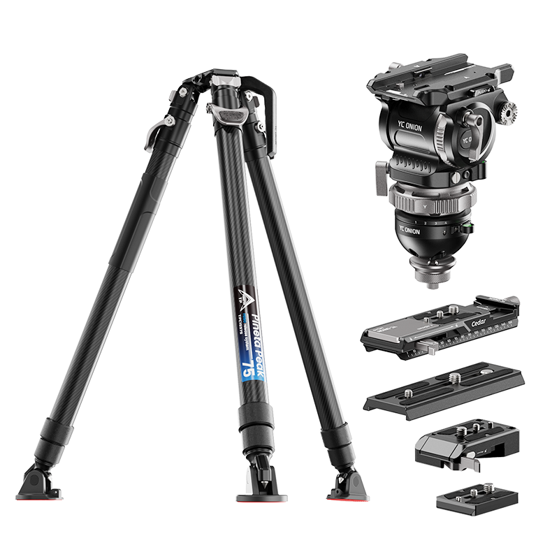 YC Onion Pineta Peak Carbon Fiber Tripod with Cedar Head