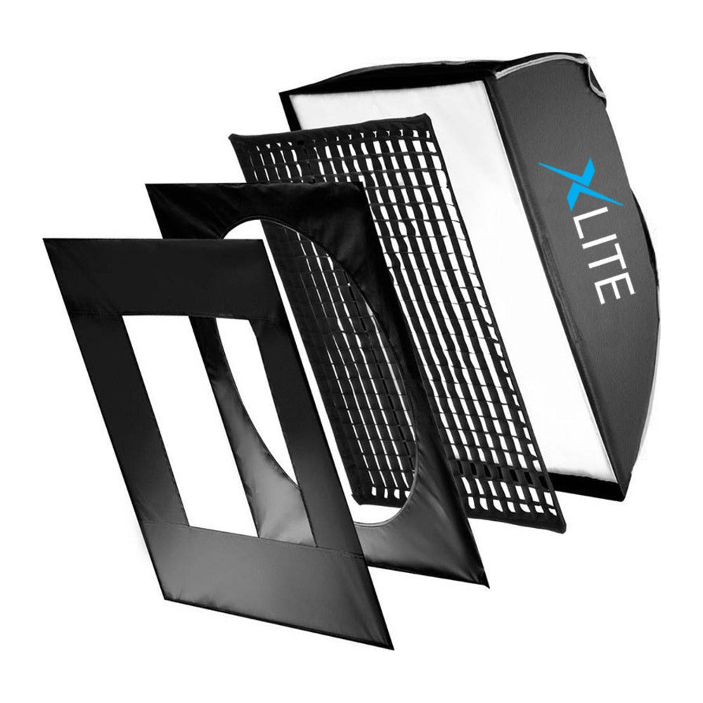 Xlite 70x100cm Pro Recta Softbox + Grid & Mask for Elinchrom