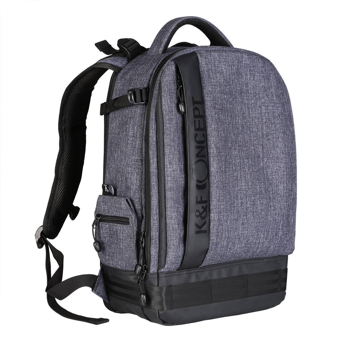 K&F CONCEPT MULTI-FUNCTION LARGE DSLR CAMERA BACKPACK KF13.044 (LARGE , DARK GREY)
