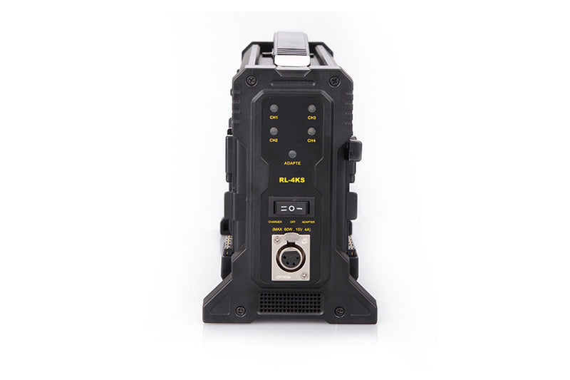 Rolux V-Mount Battery Charger 4 Channels RL4KS