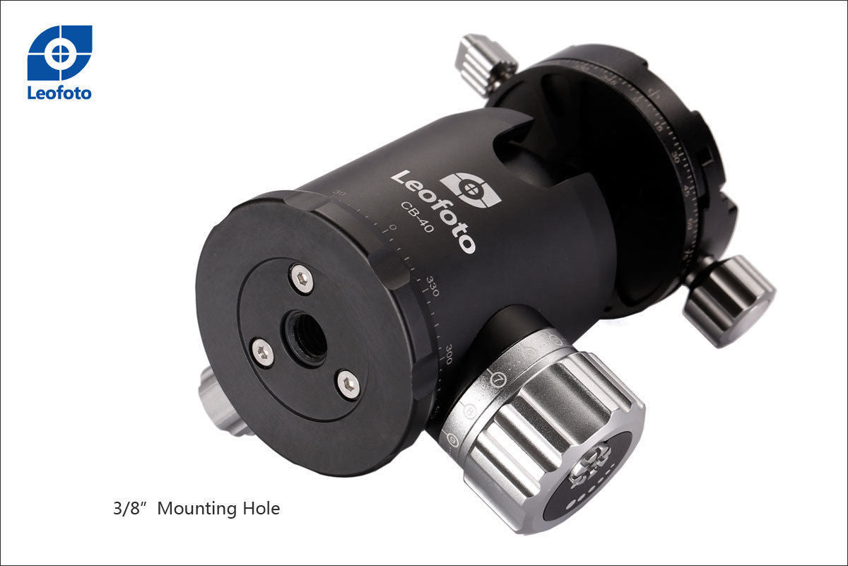 LEOFOTO PRO BALL HEAD WITH PANNING CLAMP CB-40 (DOUBLE-ACTION)