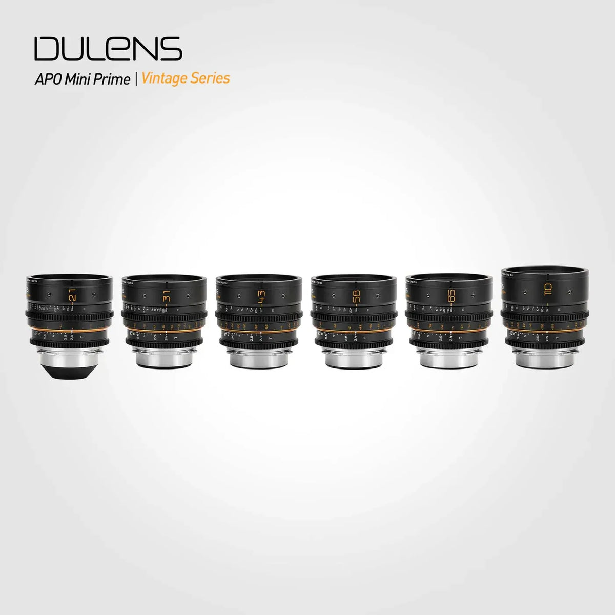DULENS APO MINI PRIME 6-LENS SET PL Mount (21mm 31mm 43mm 58mm 85mm 110mm)