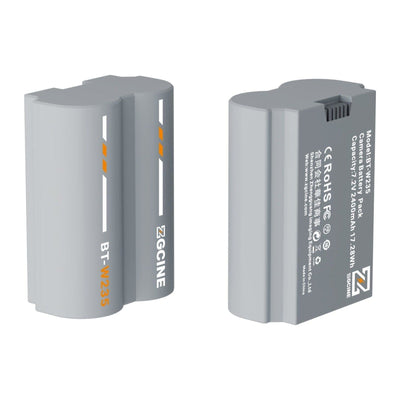 ZGCINE BT-W235 Camera Battery for Fujifilm Camera (2400mAh Grey)
