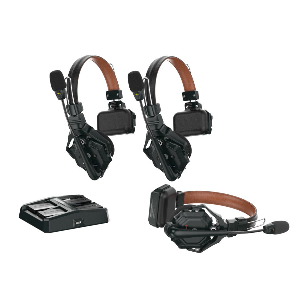 Hollyland Solidcom C1 Pro 3S Wireless Intercom System With 3 ENC Wireless Headsets image 1