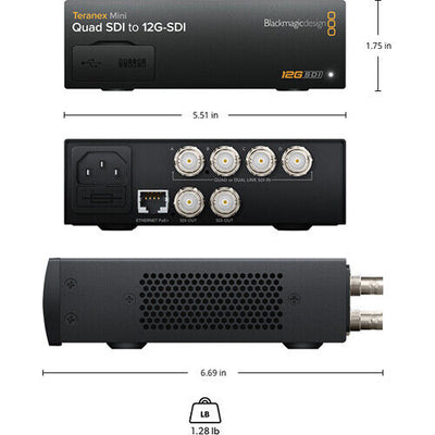 Blackmagic Design Teranex Mini Quad SDI to SDI 12G Converter image 5