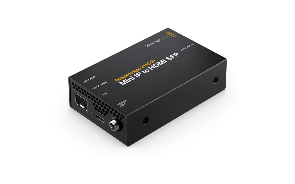 Blackmagic 2110 IP Mini IP to HDMI SPF image 1