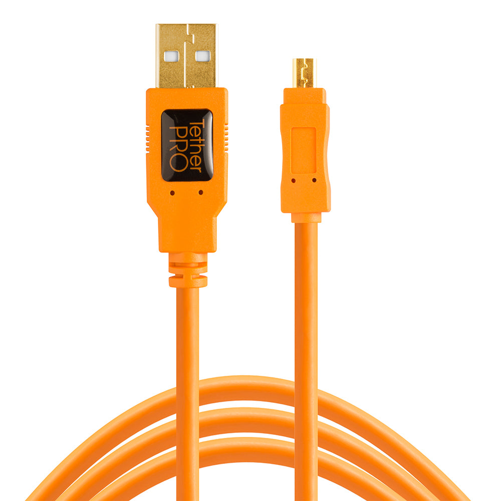 TetherPro USB 2 Male to Mini-B 8 Pin