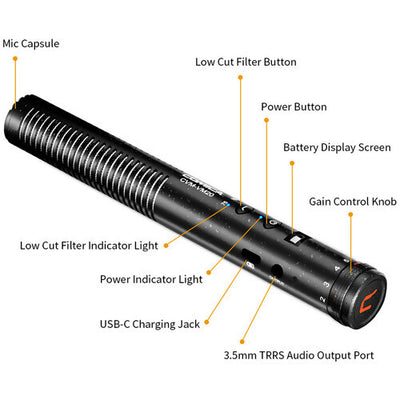 Comica Camera-Mount Shotgun Microphone
