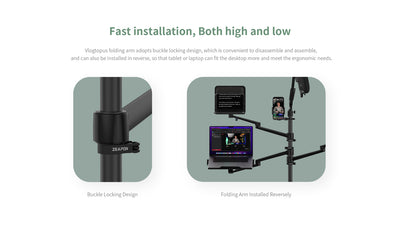 Zeapon Vlogtopus Desk Mount Kit