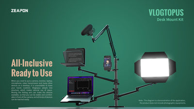 Zeapon Vlogtopus Desk Mount Kit