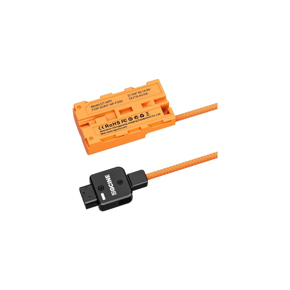 ZGCINE D-Tap to Sony NP-F550/570 Dummy Battery Cable 60cm