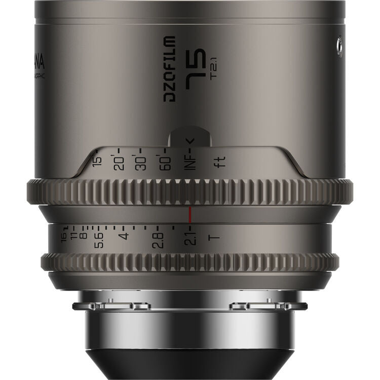 DZOFilm Arcana 75mm Anamorphic Prime Lens (ARRI PL, Titanium - Metric)