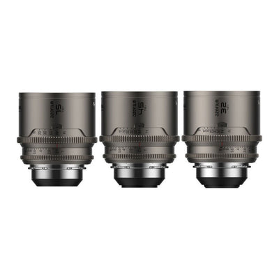 DZOFilm Arcana Anamorphic Prime 3-Lens Kit (ARRI PL, Titanium - Imperial)