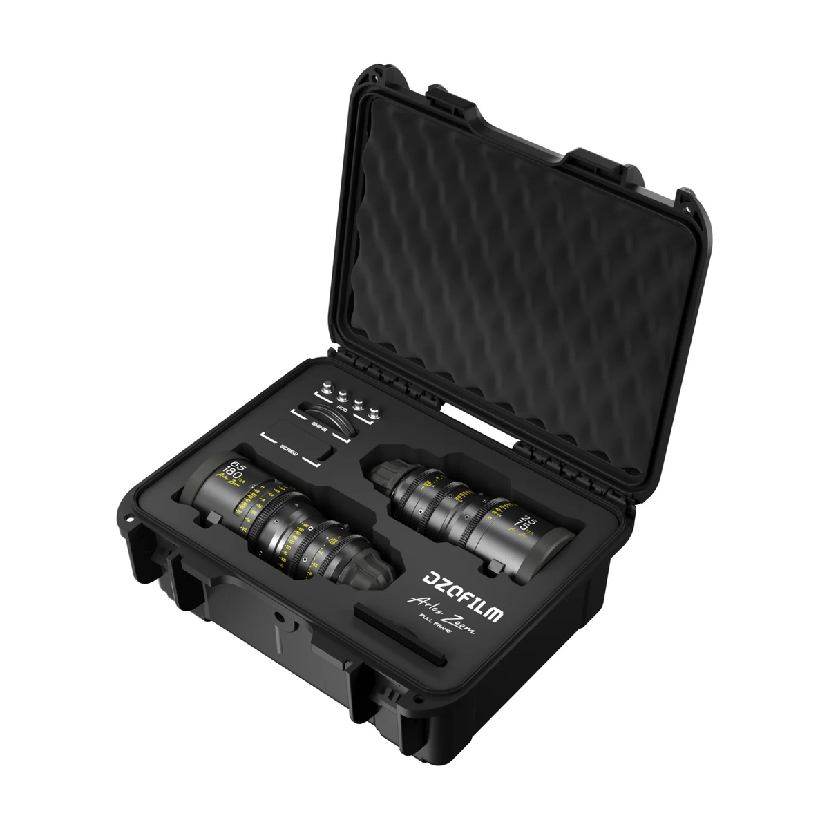 DZOFilm Arles Zoom 2-Lens Set 25-75mm & 65-180mm T2.6 (ARRI PL, Feet)