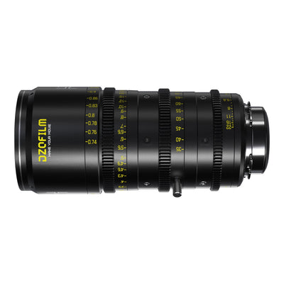 DZOFILM Catta Ace 35-80mm T2.9 cine zoom lens, opposite side view