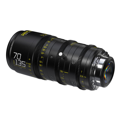 DZOFILM Catta Ace 70-135mm T2.9 cine zoom lens, rear angle view