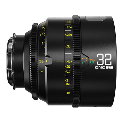 DZOFILM GNOSIS 32mm T2.8 macro cine lens - side view