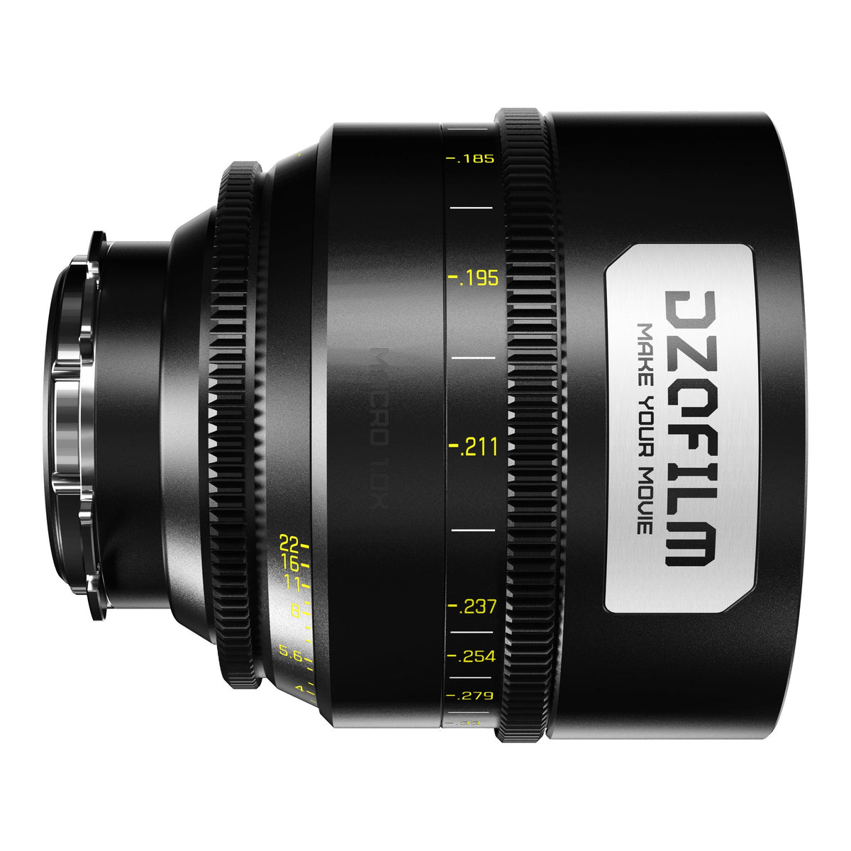 DZOFILM GNOSIS 32mm T2.8 macro cine lens - rear side view