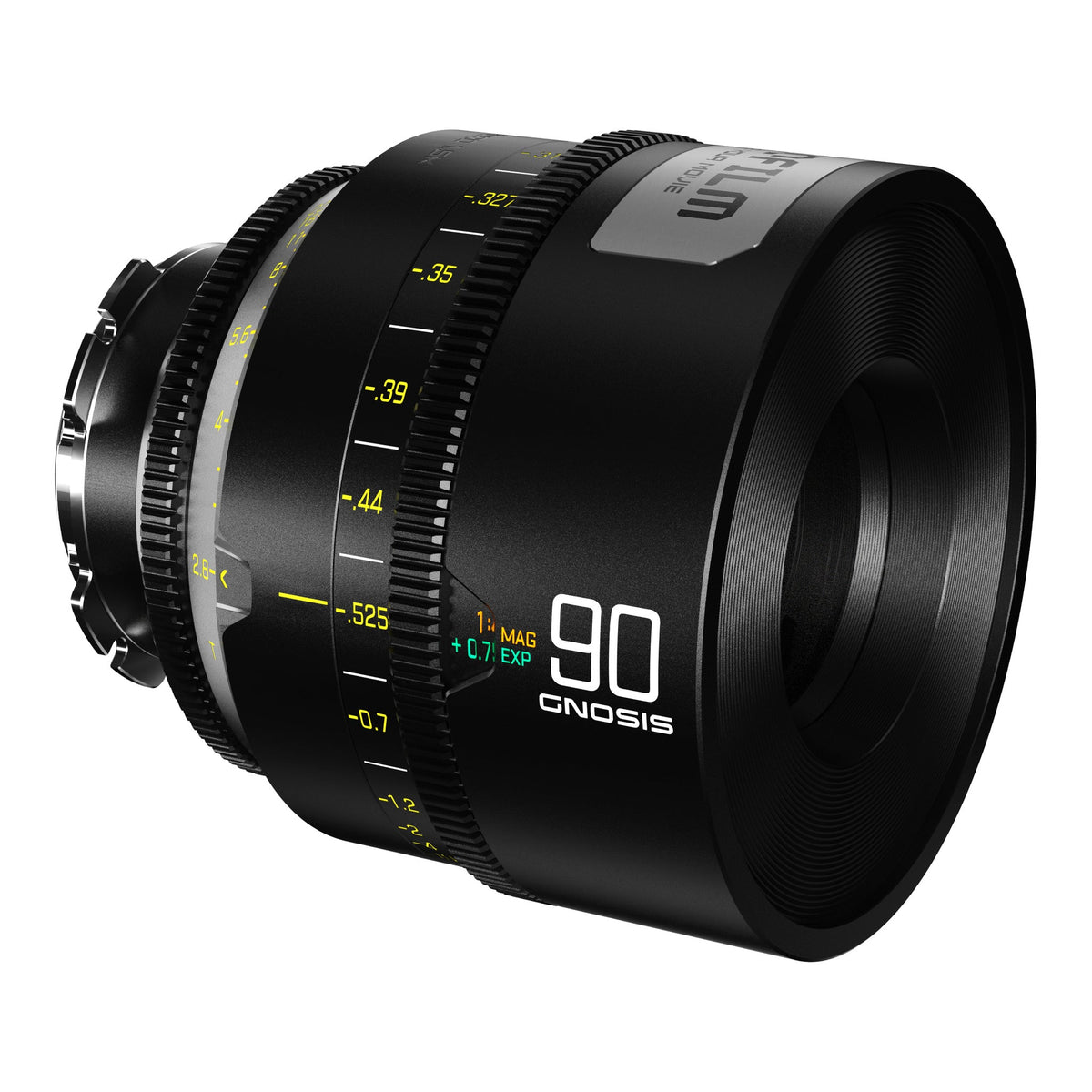 DZOFILM GNOSIS 90mm T2.8 macro cine lens - front angle