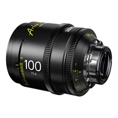 DZOFilm Arles 100mm T1.4 FF/VV Prime Cine Lens (ARRI PL, Meter), rear angle