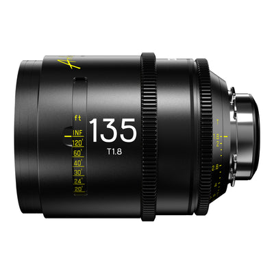 DZOFilm Arles 135mm T1.8 FF/VV Prime Cine Lens (ARRI PL, Feet), side view
