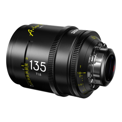 DZOFilm Arles 135mm T1.8 FF/VV Prime Cine Lens (ARRI PL, Feet), rear angle