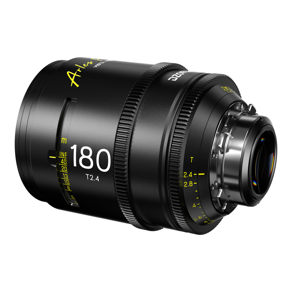 DZOFilm Arles 180mm T2.4 FF/VV Prime Cine Lens (ARRI PL, Meter), rear angle