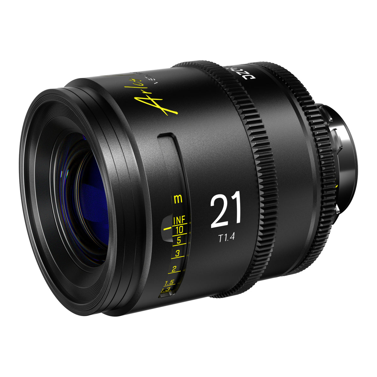DZOFilm Arles 21mm T1.4 FF/VV Prime Cine Lens (ARRI PL, meter), front angle
