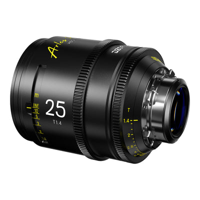 DZOFilm Arles 25mm T1.4 FF/VV Prime Cine Lens (ARRI PL, Meter), rear angle