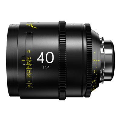 DZOFilm Arles 40mm T1.4 FF/VV Prime Cine Lens (ARRI PL, Feet), side view