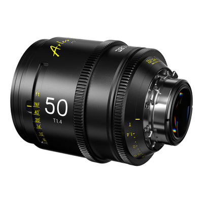 DZOFilm Arles 50mm T1.4 FF/VV Prime Cine Lens (ARRI PL, Feet), rear angle