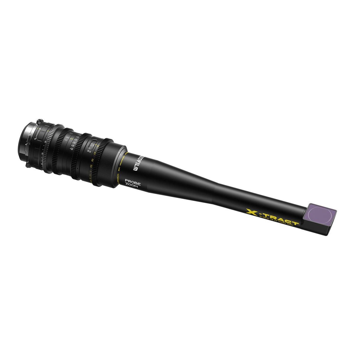 DZOFilm X-Tract 18-28mm T8 90° Periscope Probe Zoom Lens angled view