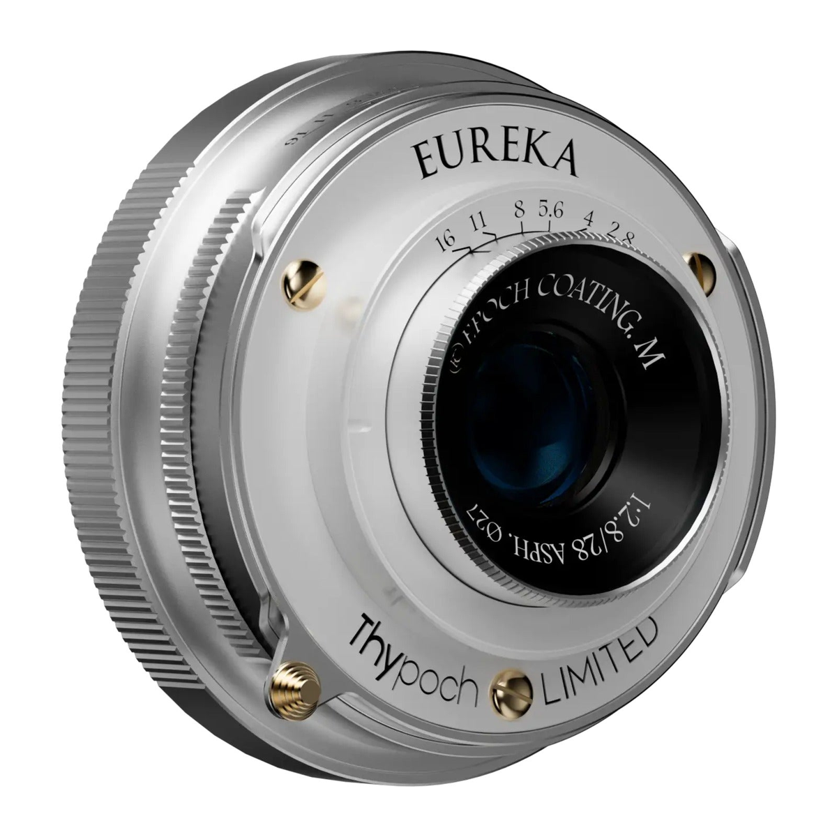 Thypoch Eureka 28mm f/2.8 ASPH Lens (Fujifilm X, Silver)