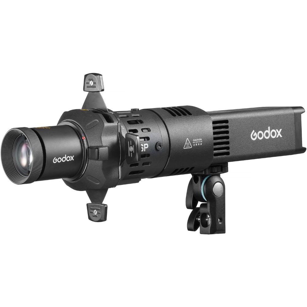 Godox RS100Bi Kit 100W Bi-Colour Portable LED Video Light (2800K-6500K) with SP36K Projection Attachment
